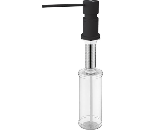 Изображение товара Дозатор для жидкого мыла Paulmark KRAFT, антрацит, D003-AN