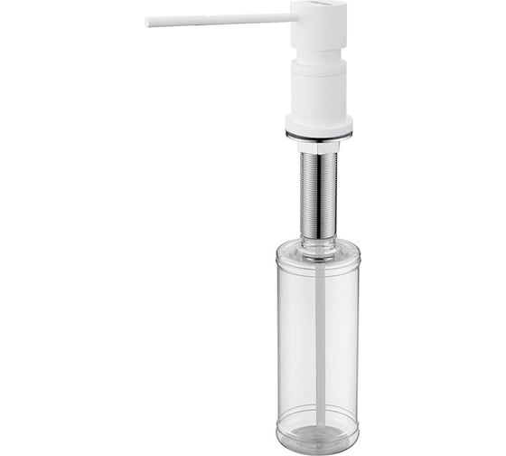 Изображение товара Дозатор для жидкого мыла Paulmark KRAFT, белый матовый, D003-WH