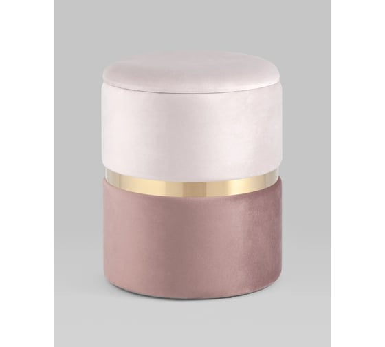 Изображение товара Пуф Стул Груп Кэрри с ящиком, велюр розовый 19A060VA-8167-33/30