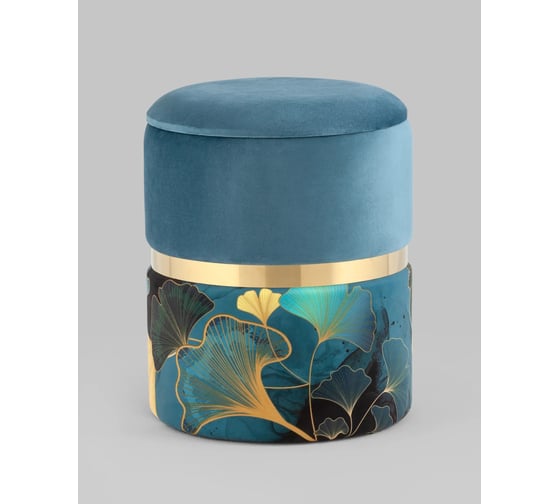 Изображение товара Пуф Стул Груп Кэрри с ящиком, велюр Gingko 19A060VAF-8167-66/fl