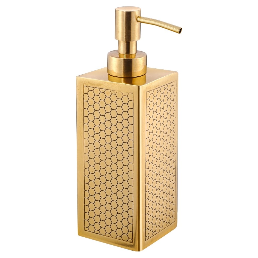 Изображение товара Диспенсер для мыла Covali МЁД SH-8595G механический настольный золотой