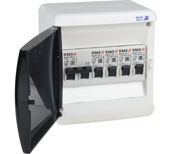 Изображение товара Щит распределительный ООО "Центр Энергии" НКУ ЩР40А UNK-06 (1x2С40, 2x1С16, 2x1С25) 00-00004695