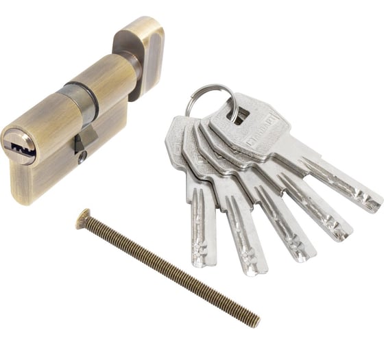 Изображение товара Цилиндровый механизм Стандарт MAX 60 (30x30В) AB 5 ключей перф., ключ/верт. 16027