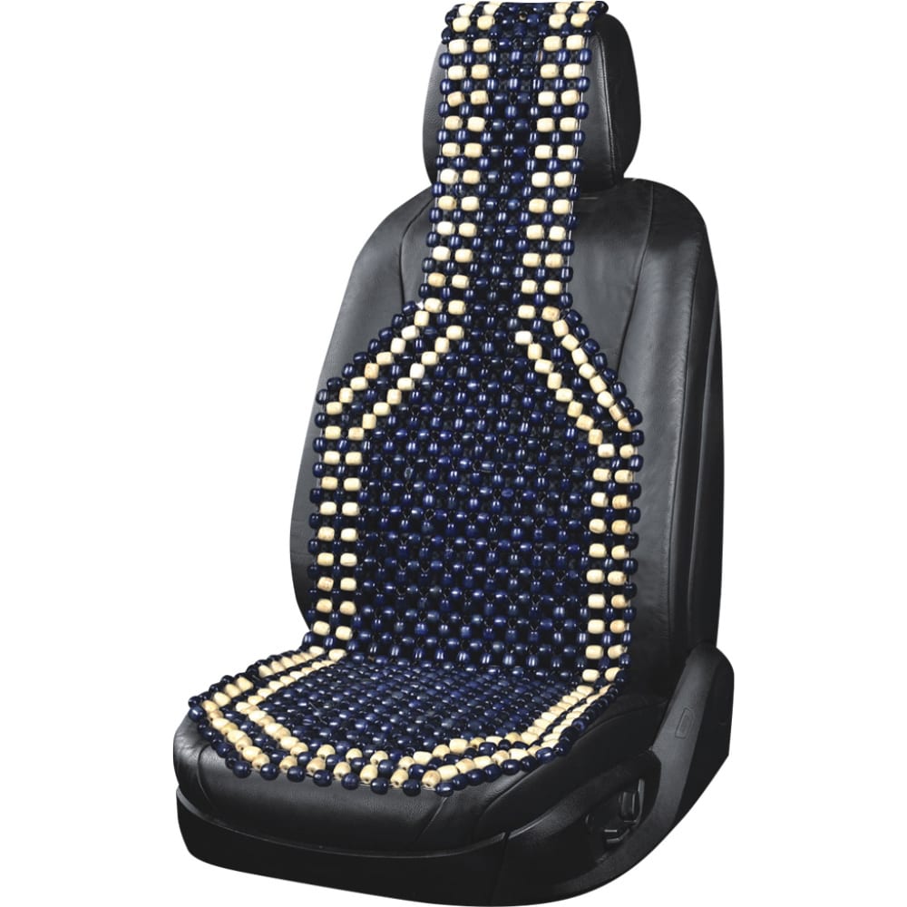Массажная накидка на сиденье KRAFT накидка на заднее сиденье искусственный мутон на антислике 50 х 150 см
