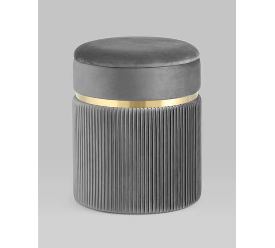 Изображение товара Пуф Стул Груп Миранда с ящиком, велюр серый 19B352VA-8167-55