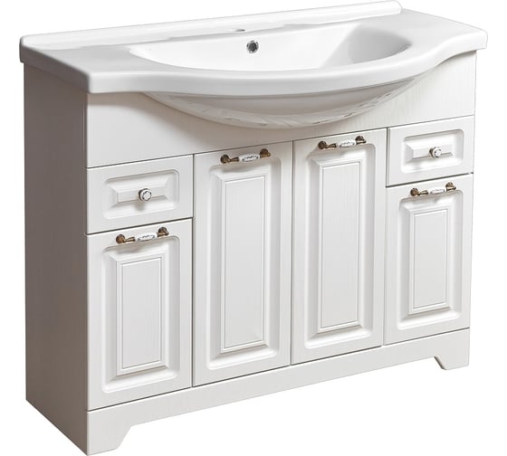 Изображение товара Тумба Stella Polar "Кармела 100", ольха белая, Эльбрус 100 SP-00000176