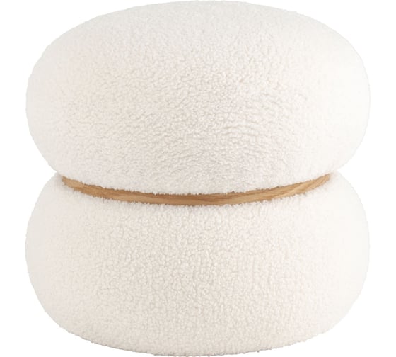 Изображение товара Пуф Стул Груп Полли S, тедди, белый 22A1018 HY-3