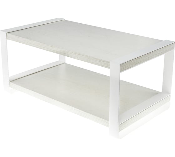 Изображение товара Двухъярусная полка-органайзер для кухни REXANT дуб Харбор, белая 38-0676