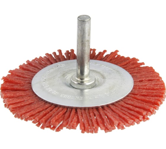 Изображение товара Кордщетка радиальная с хвостовиком Flex 207-214 (100 мм; d6; нейлон) HAMMER 62130