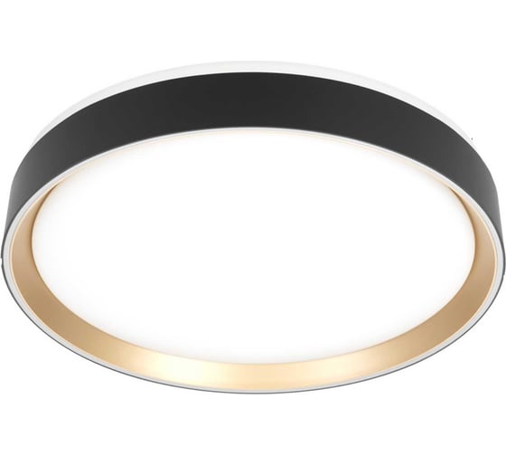 Изображение товара Светильник потолочный светодиодный с пультом Citilux Чёрный с Золотом BOSS LED RGB CL751351G