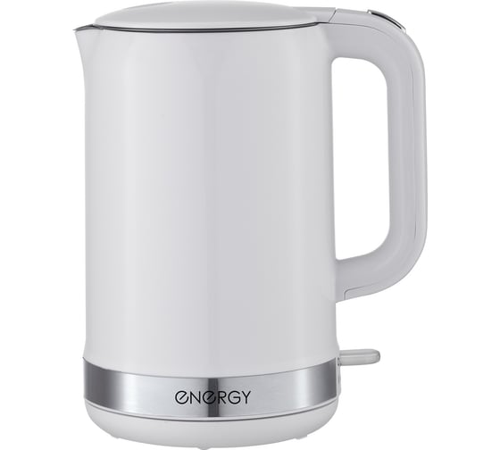 Изображение товара Чайник ENERGY E-218 1.7 л белый двойной корпус 107839