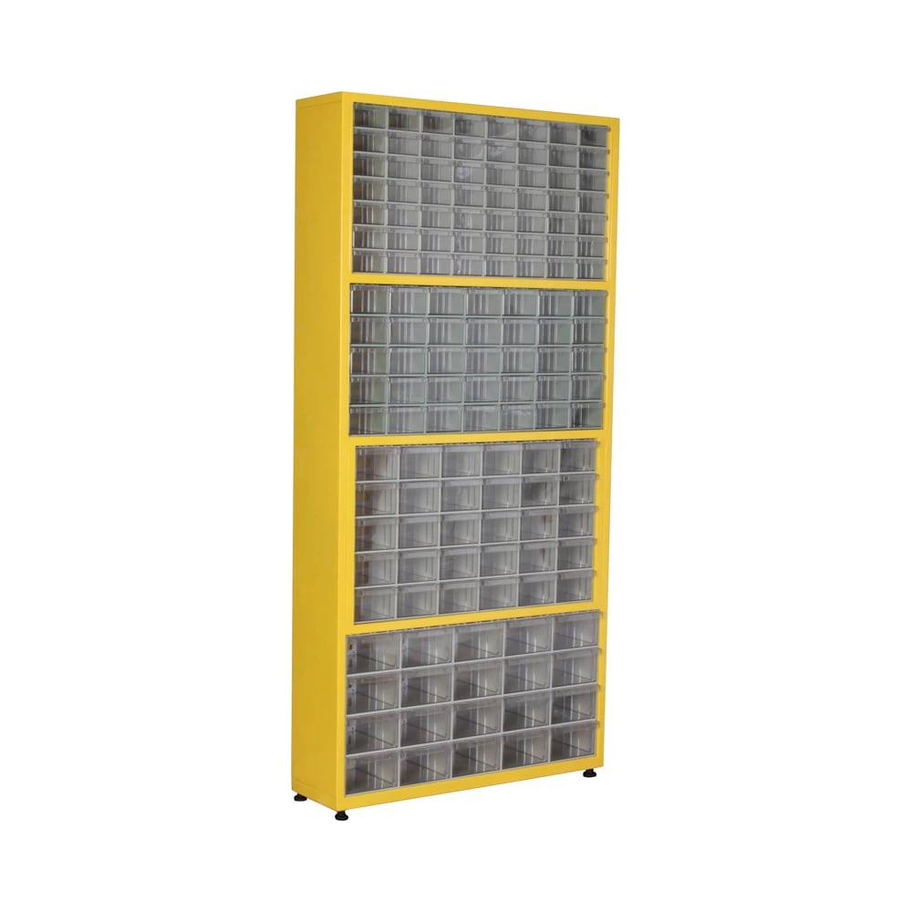 Изображение товара Профессиональный инструментальный шкаф Sembol Plastik TMD7 желтый 141 ящик 920x235x1960 мм