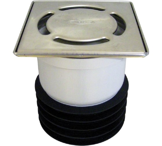 Изображение товара Трап для балконов и террас HL, с решёткой 037Pr.1E, с заглушкой 037N.0E, с вертикальным выпуском DN 110 HL 73.0