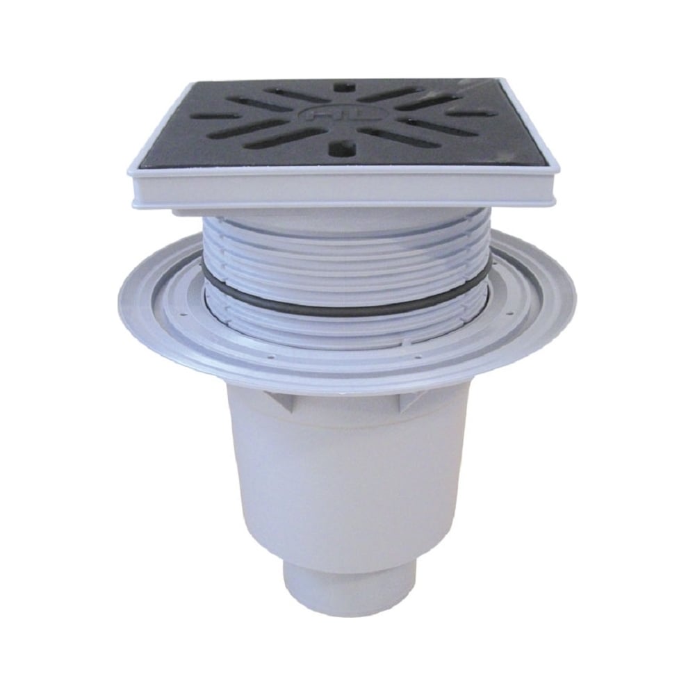 Изображение товара Трап ПП для гаражей и подвалов DN160 HL 616W/5 с мокрым затвором и перфорированной решеткой