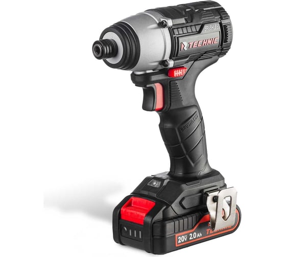 Изображение товара Ударный аккумуляторный винтоверт RUNTEC TECHNIC 1/4, 20В, 2x2 Ач, 150 Нм RT-ED150T