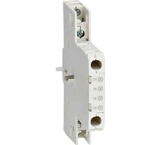 Изображение товара Контакт дополнительный боковой DEKraft ДК-432, 1НО+1НЗ, 6 А 21280DEK