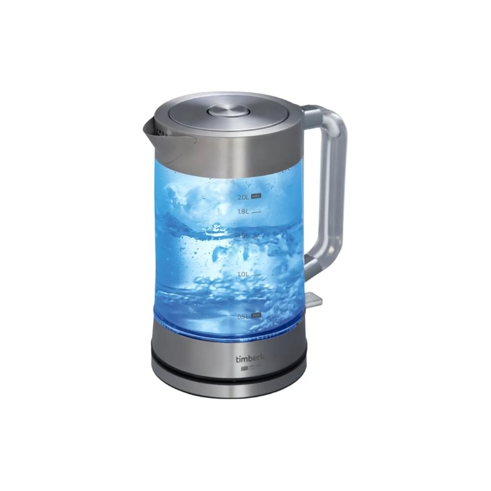 Изображение товара Электрический чайник Timberk 2200Вт 2Л с защитой от детей и дисплеем