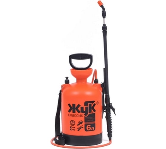 Изображение товара Опрыскиватель садовый ЛЕТО Жук 6 л ОП-207 4759