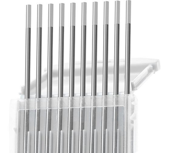 Изображение товара Электрод вольфрамовый WZ-8 d 2.0 мм, L-175 мм, 10 шт Оберон WZ0820.10