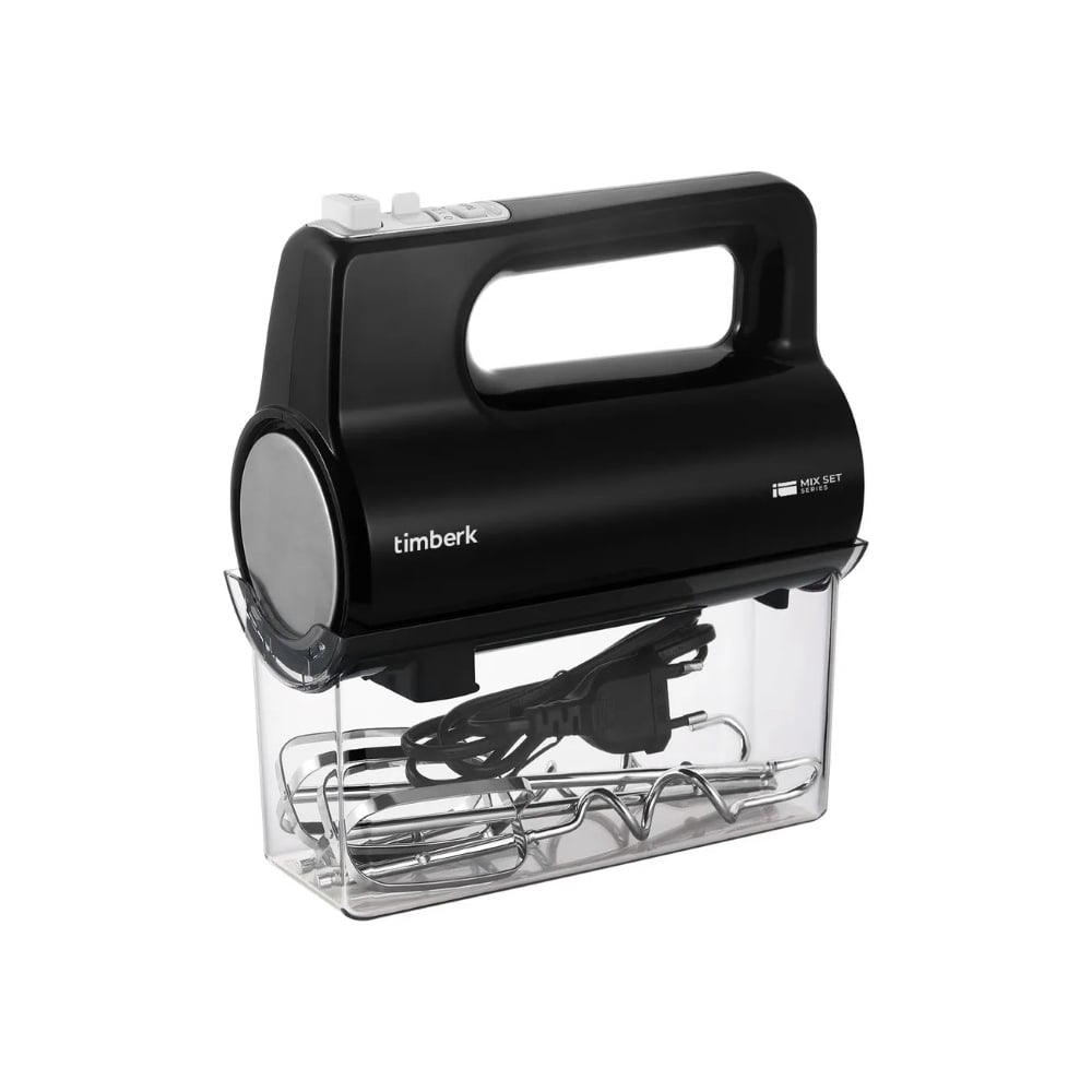 Изображение товара Миксер Timberk 700 Вт 5 скоростей режим Турбо кейс для насадок и шнура T-HM40S50