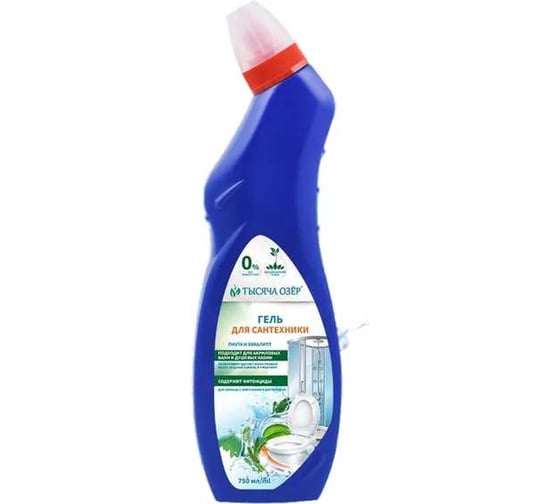 Изображение товара Гель для сантехники Тысяча озер чайное дерево и эвкалипт, 750 мл 1767