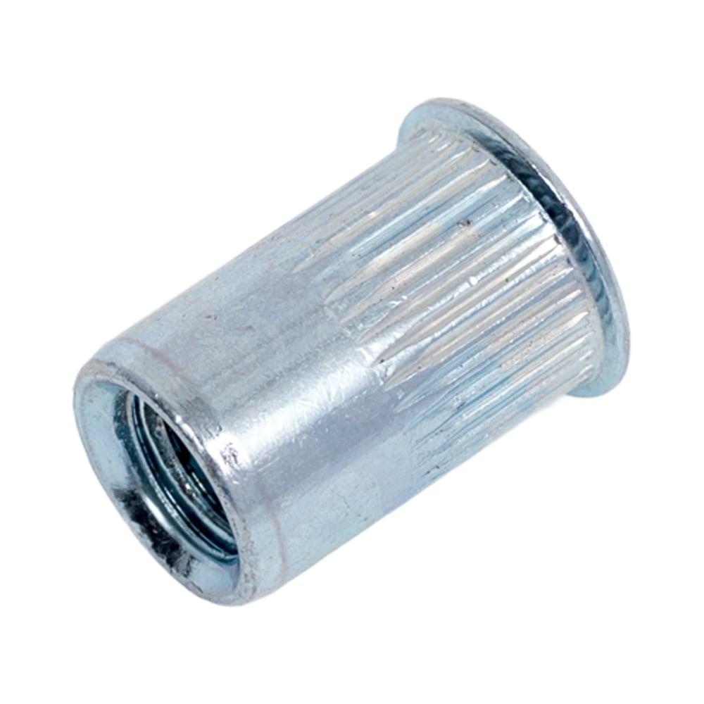 Изображение товара Заклёпка резьбовая с насечкой BEFAST М6x14 цинк, уменьшенный борт, 100 шт ZG614100S