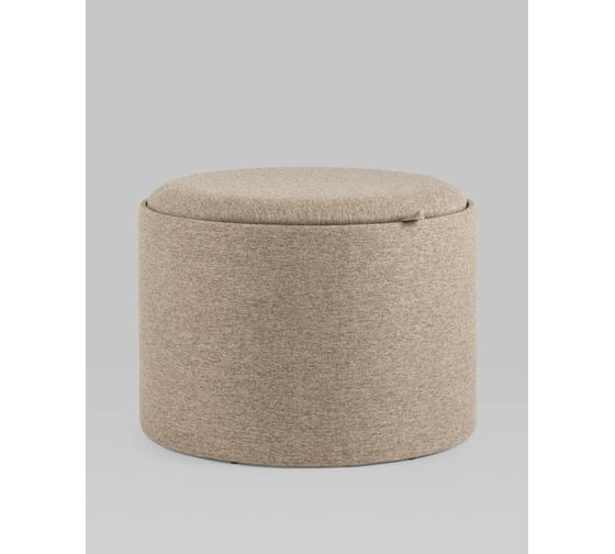 Изображение товара Пуф Стул Груп Хюгге L, с ящиком, рогожка бежевая 19B260LL BY1701-3