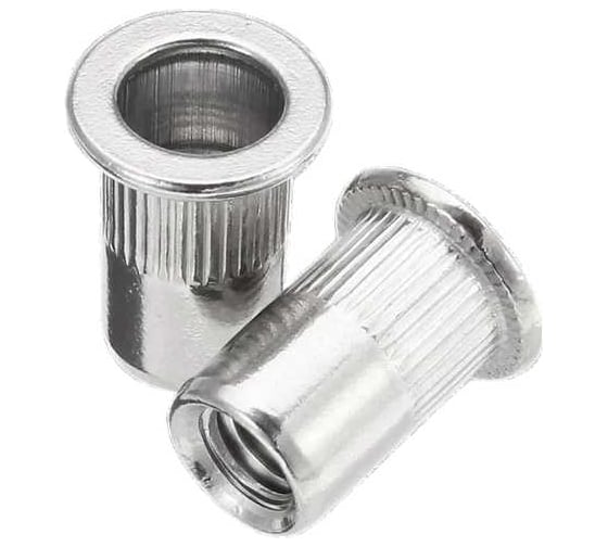 Изображение товара Заклёпка резьбовая с насечкой BEFAST М6x15 цинк, стандарт борт, 1000 шт ZG06151000S