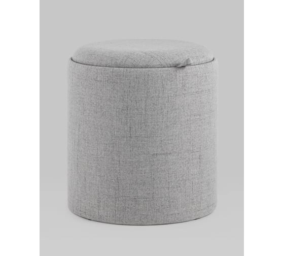 Изображение товара Пуф Стул Груп Хюгге S, с ящиком, рогожка серая 19B260LS Y13-8