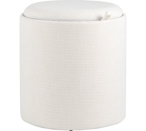 Изображение товара Пуф Стул Груп Хюгге S, с ящиком, рогожка белая 19B260LSP YX1828-1