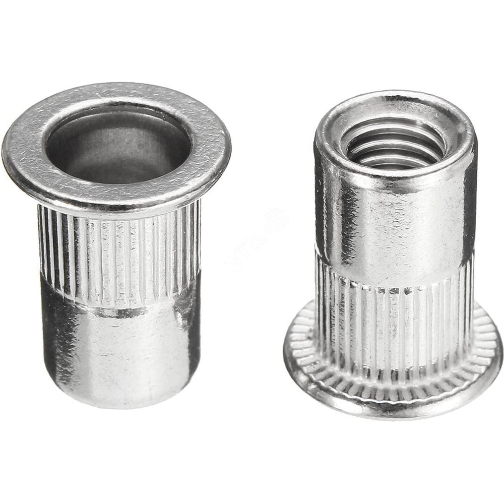 Изображение товара Резьбовая заклепка с насечкой BEFAST М10x21 цинк 200 шт. стандарт борт