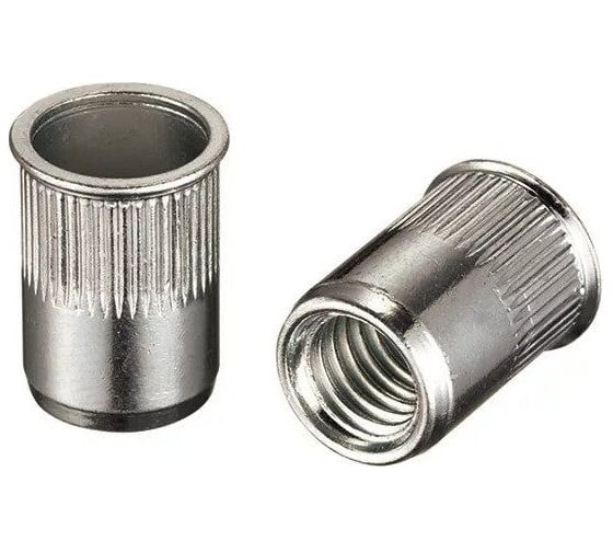 Изображение товара Резьбовая заклепка с насечкой BEFAST М5x11,5 цинк, уменьшенный борт 50 шт. ZG51150S