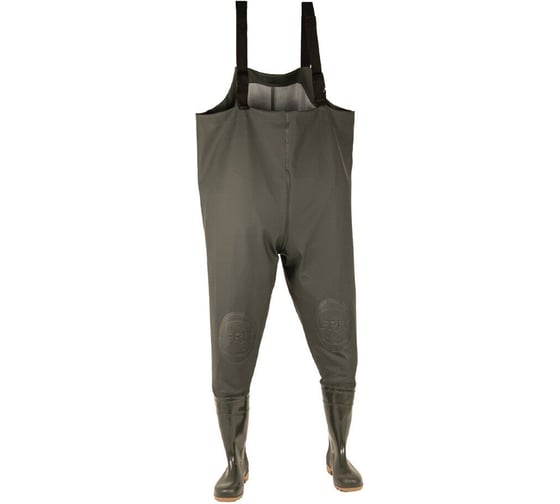 Изображение товара Рыбацкий полукомбинезон Ifrit KRAKEN ПВХ винитол, олива р.43 СПР-431-43 4630086588329