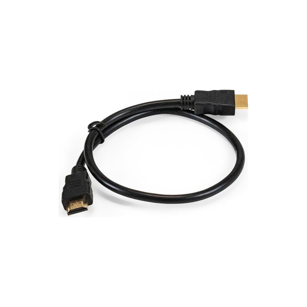 Изображение товара Кабель ExeGate HDMI EX-CC-HDMI-0.5 19M 19M, 0,5м, v1.4b, позолоченные контакты 294682