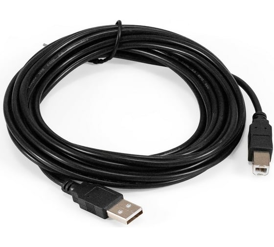 Изображение товара Кабель ExeGate USB 2.0 EX-CC-USB2-AMBM-4.5 Am Bm, 4,5м 294745