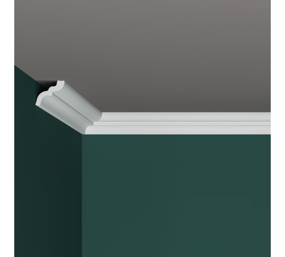 Изображение товара Потолочный плинтус ПРАЙМДЕКОР XPS профиль S-40 длина 2м 18700
