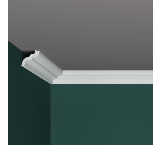 Изображение товара Потолочный плинтус ПРАЙМДЕКОР XPS профиль S-50 длина 2м 18800