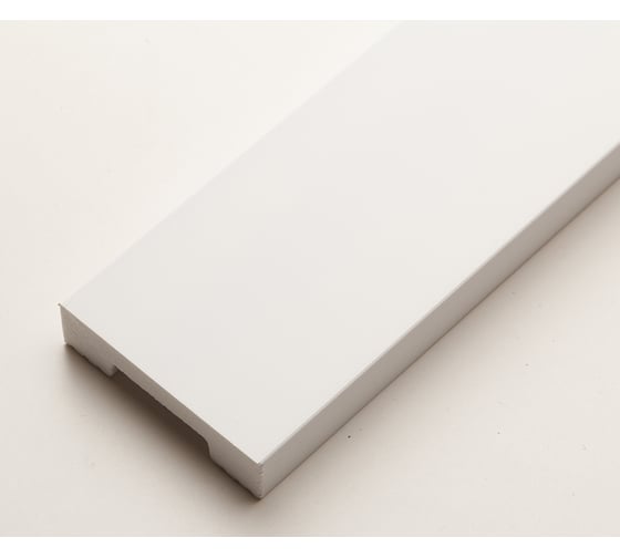 Изображение товара Молдинг настенный/дверной наличник UHD POLYMER 2 UHD 09/60D 60x15x2000 Белый под покраску УТ000080894