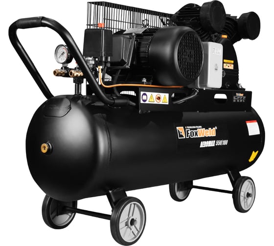 Изображение товара Компрессор FOXWELD AEROMAX 550/100 масляный, ременной 5075