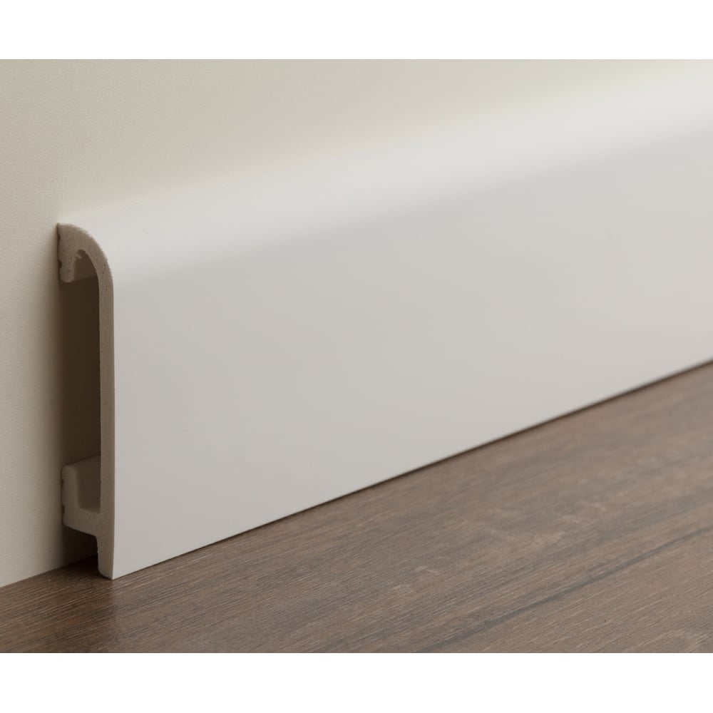 Изображение товара Плинтус UHD POLYMER 1 UHD 47/80 80x16,5x2000 Белый под покраску