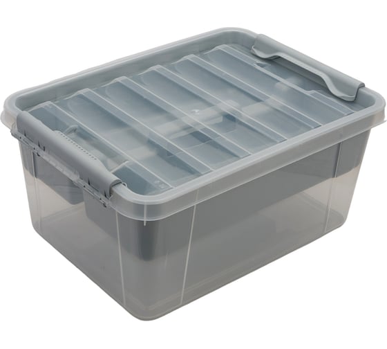 Изображение товара Ящик ПОЛИМЕРБЫТ ПРОФИ 15 л, с вкладышем 410х295х183 4350801