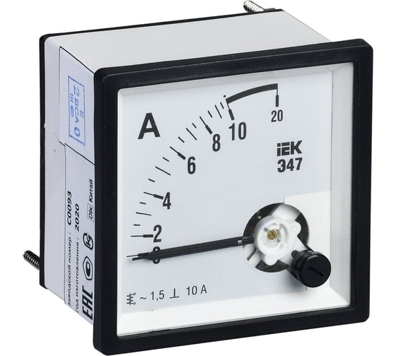 Изображение товара Амперметр IEK Э47 IPA10-6-0010-E