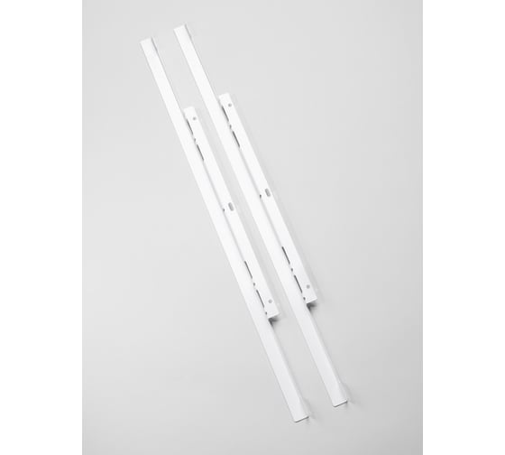 Изображение товара Стандартная термоизоляционная планка для ДСП ООО "ГАРД" 16 мм, 2 шт., RAL 9016 белый глянец 1 комп. 01-00008580