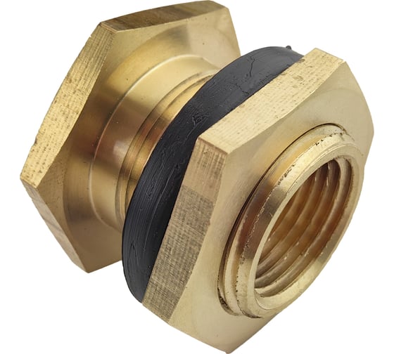 Изображение товара Штуцер для врезки в бочку 1/2" ВР х 3/4" НР HG 1896219