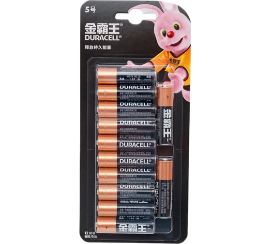 Изображение товара Батарейка Duracell AA 12 шт/упаковка НФ-00007718
