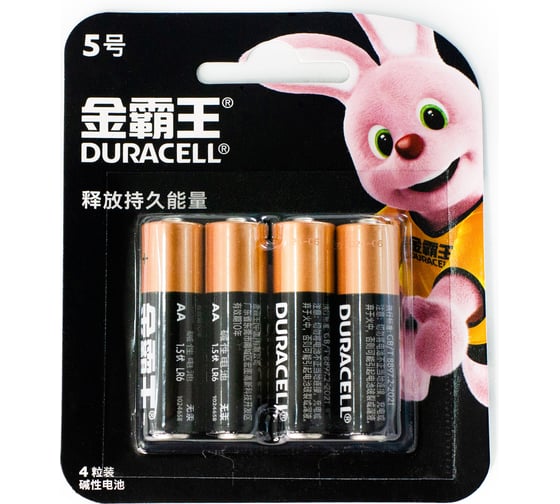 Изображение товара Батарейка Duracell AA 4 шт/упаковка НФ-00007714
