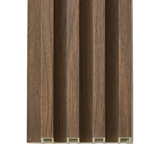 Изображение товара Реечные панели LAKO Комплект 10 шт., ПВХ Орех светлый 1000x160x23мм, 1,6м2 LKD-RE-P41-100CM-MEGA10