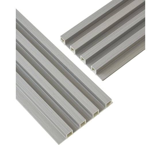 Изображение товара Реечные панели LAKO Комплект 20 шт., ПВХ Дуб светло-серый 1000x160x23мм, 3,2м2 LKD-RE-P51-100CM-MEGA20