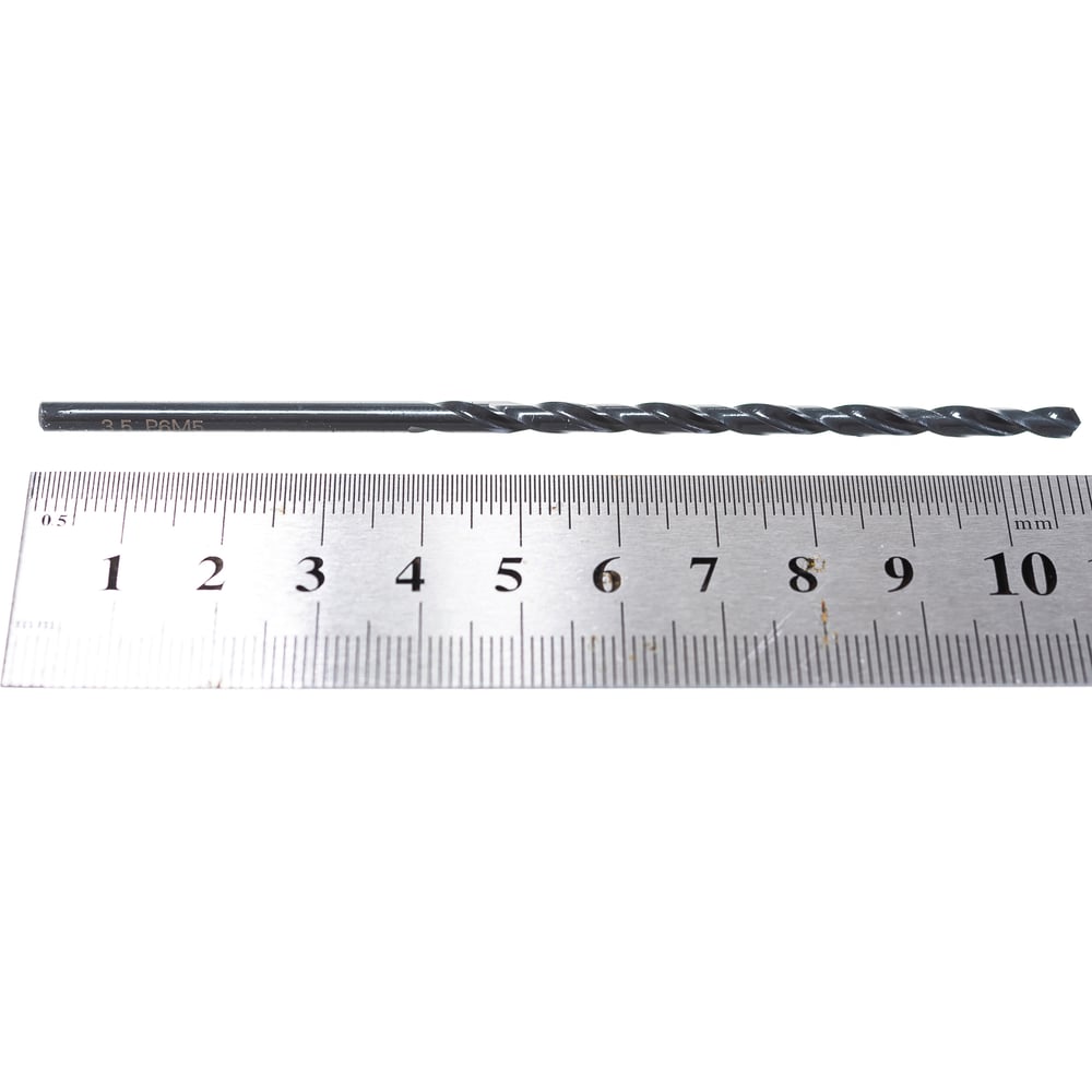 Изображение товара Сверло цх длинная серия 3.5х73х112 мм HSS 6542 DIN340