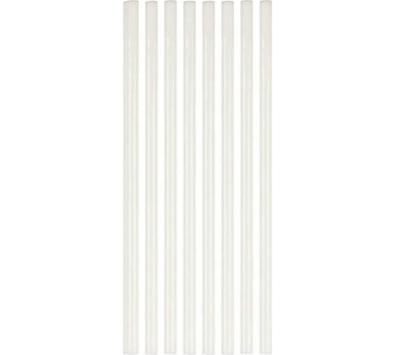 Изображение товара Клей 8 шт, ЭВА, d 7.2 мм, 20 см, белый для малых клеевых пистолетов GFGC-7 Micron 570992